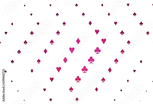 Light Pink vector layout with elements of cards.