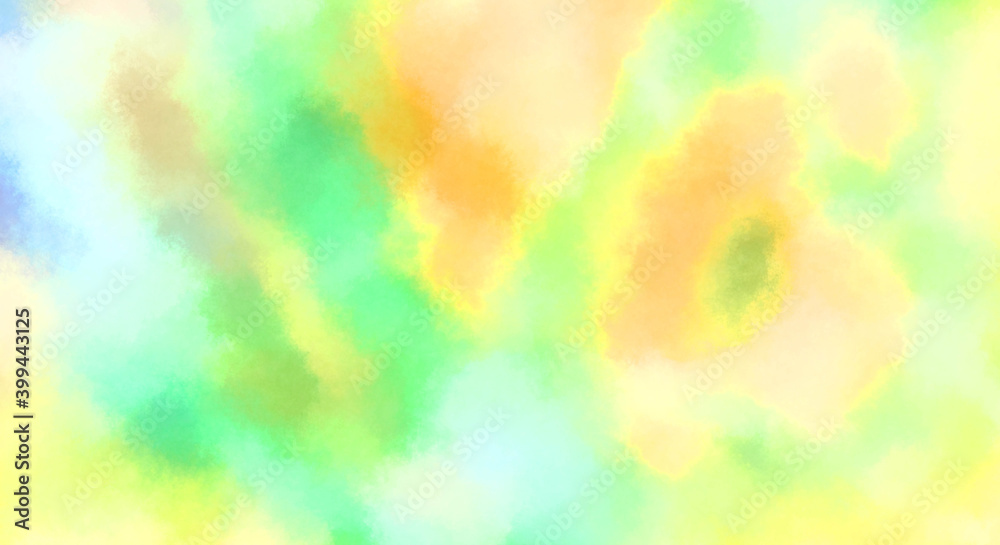 Watercolor painted background. Abstract Illustration wallpaper. Brush stroked painting. 2D Illustration.