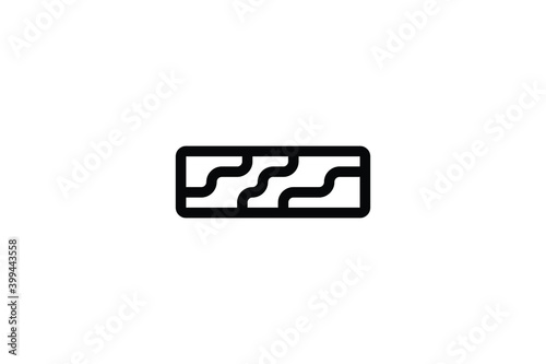 DIY Outline Icon - Wood