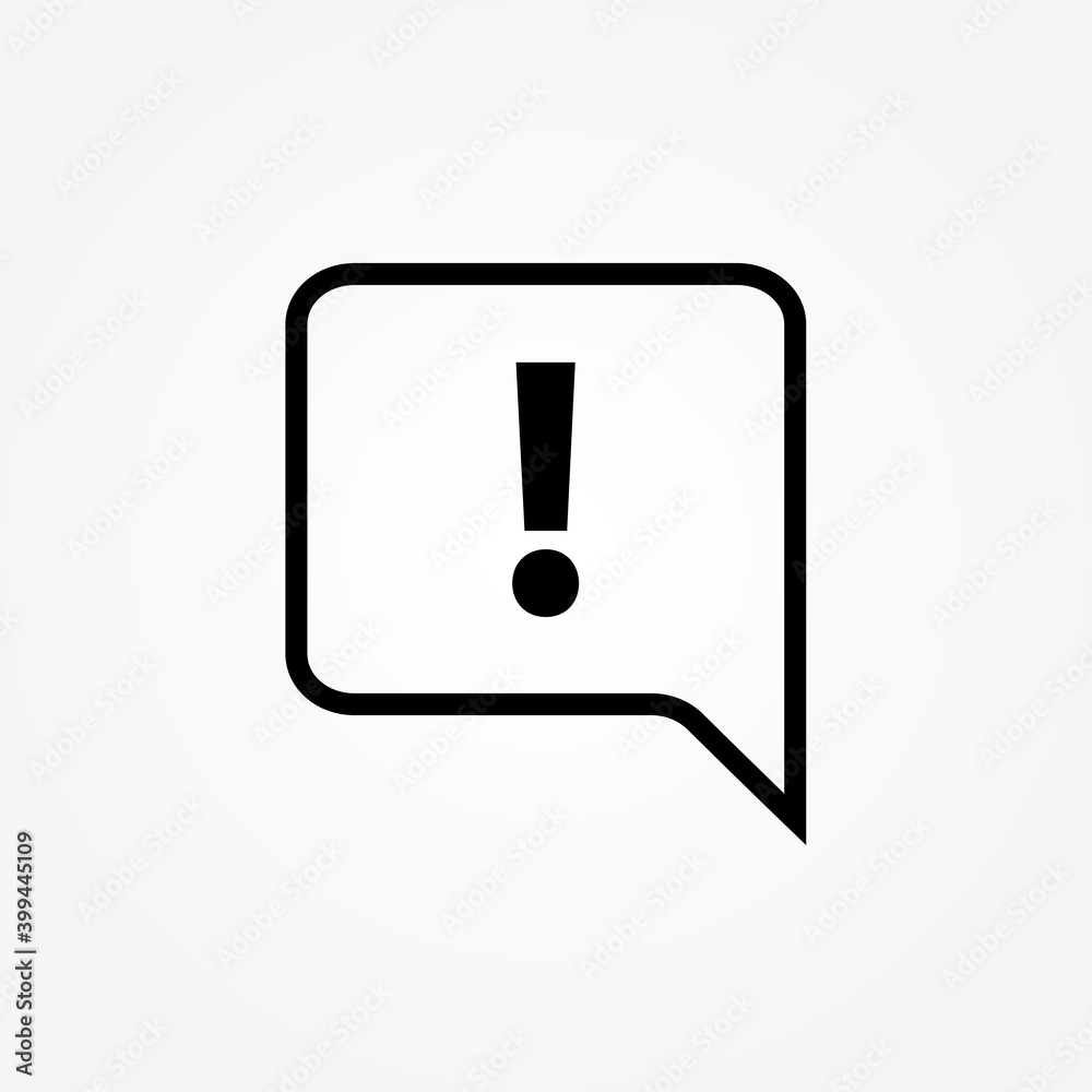 Exclamation Mark Hazard Warning Icon Caution Icon Vector Design Illustration. Exclamation Mark Hazard Warning Icon Caution Icon Vector Design Illustration.