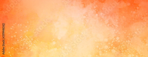 Photography Bright orange and yellow background with white paint spray spatter and texture g