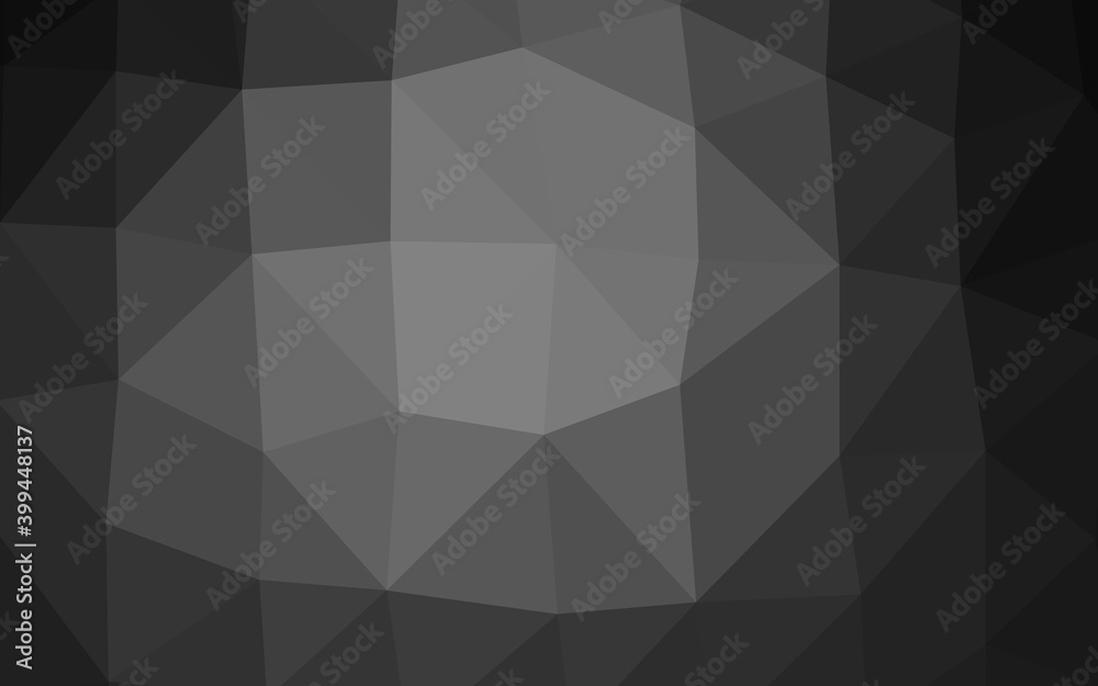 Dark Silver, Gray vector polygon abstract background. Dark Silver, Gray vector polygon abstract background.