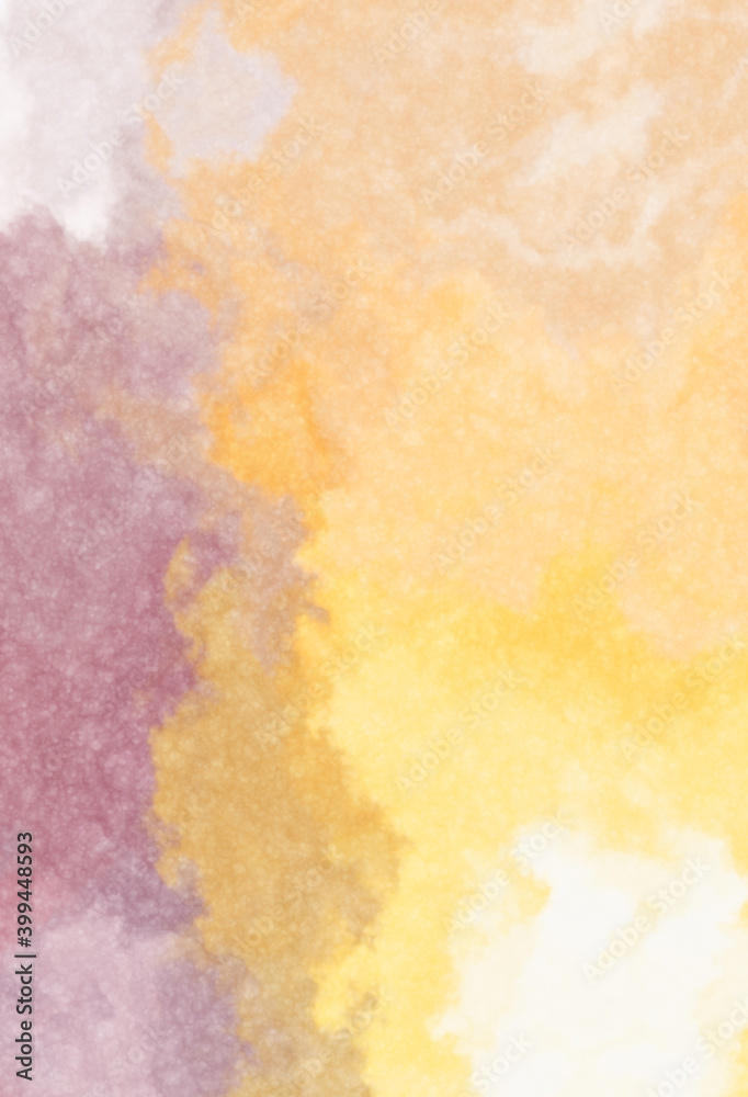 Watercolor painted background. Abstract Illustration wallpaper. Brush stroked painting. 2D Illustration.