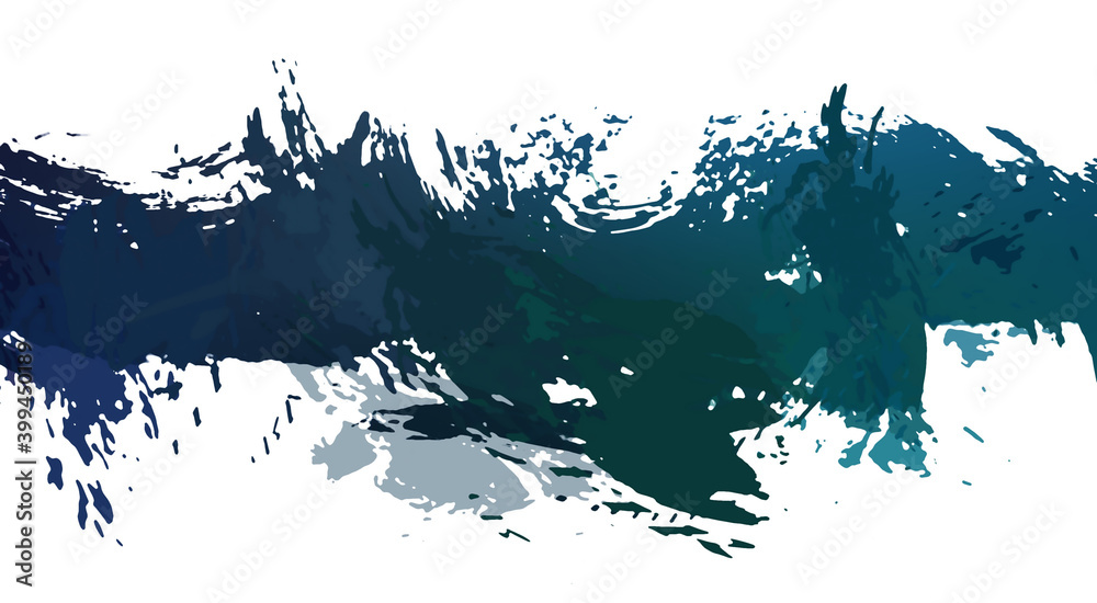 Obraz premium Painted artistic creation. Brushed vibrant wallpaper. Unique and creative illustration. Abstract background of colorful brush strokes.