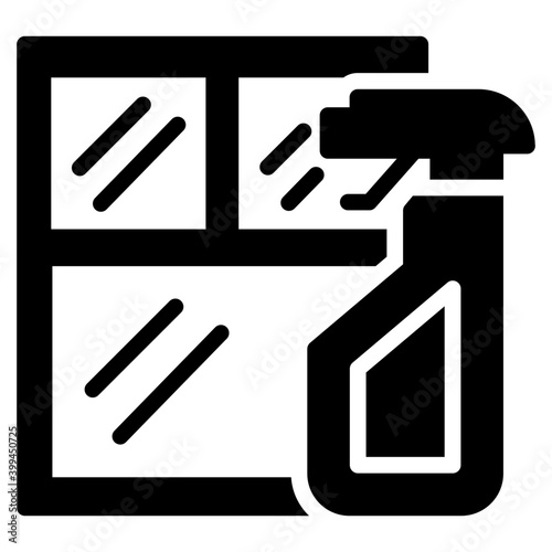 Icon of window cleaning spray 