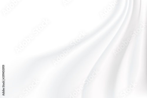 crumpled fabric texture. cloth soft wave creased  white abstract background. illustration vector