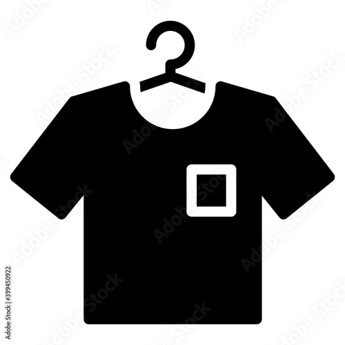 Hanged clean shirt in filled design 