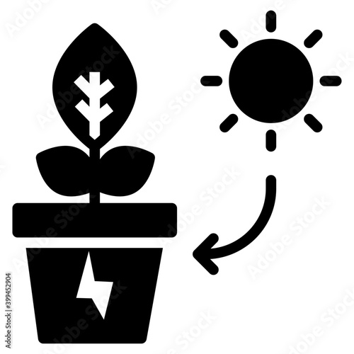 Icon of energy consumption resources 