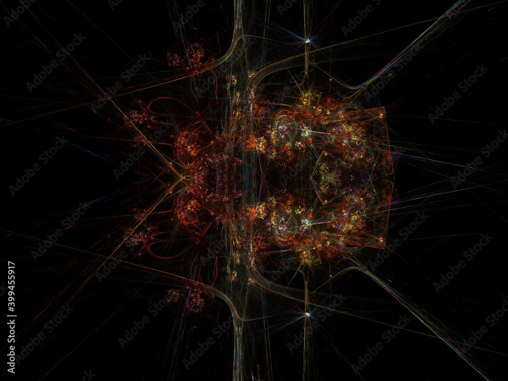Imaginatory fractal background Image