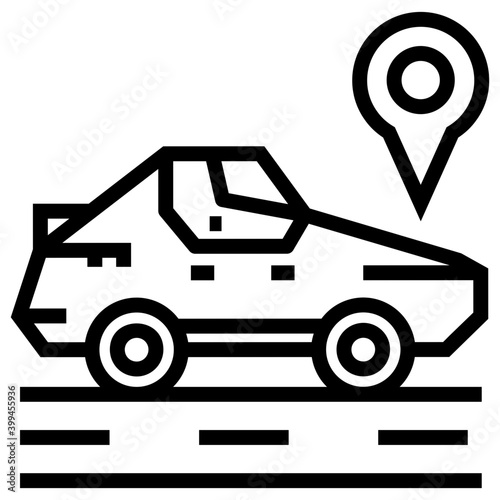 Icon of gps car tracker 