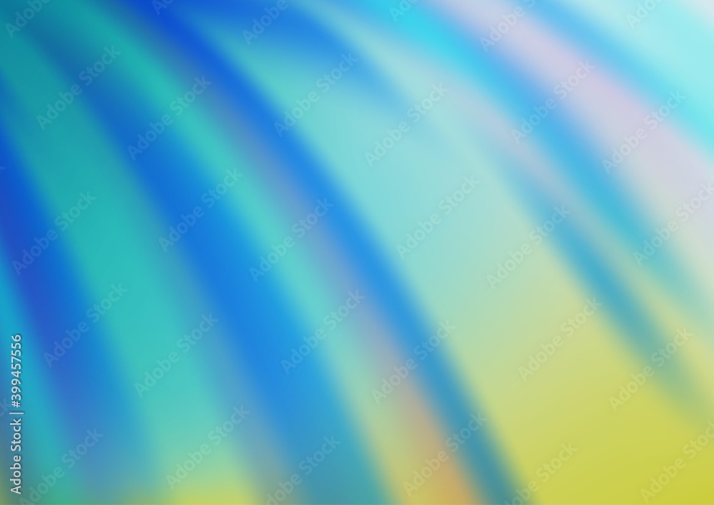 Light Blue, Green vector abstract bright template.