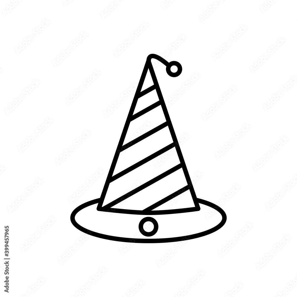 wizard icon line style vector wizard icon line style vector