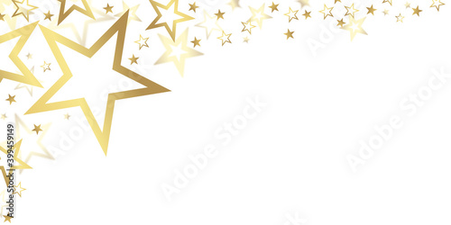 christmas corner with colored stars