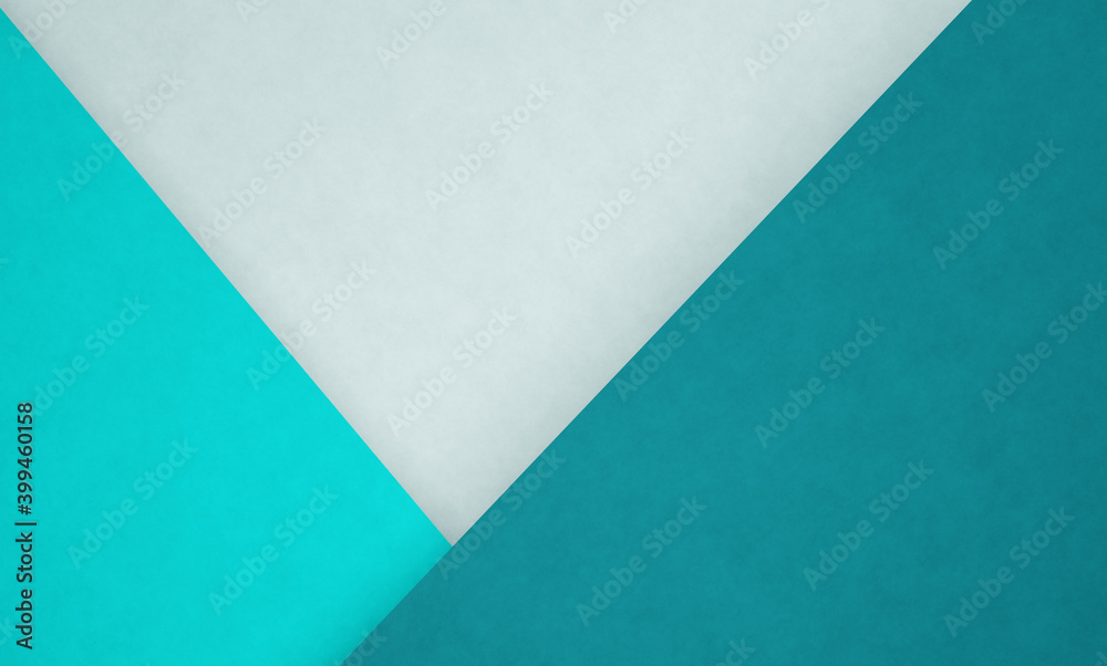 Modern greenish blue papercut abstract background Modern greenish blue papercut abstract background