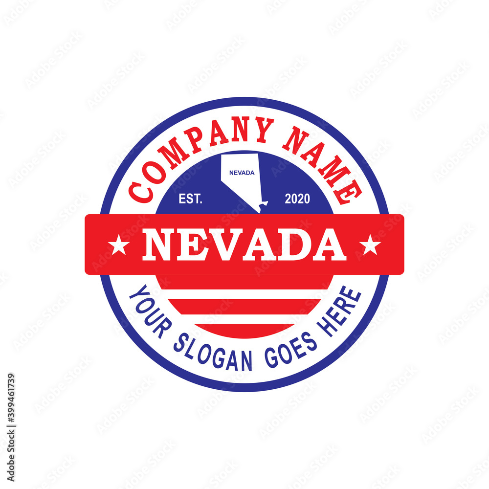Nevada Map Vector , Country Logo Nevada Map Vector , Country Logo