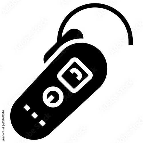 Bluetooth device vector in solid design 