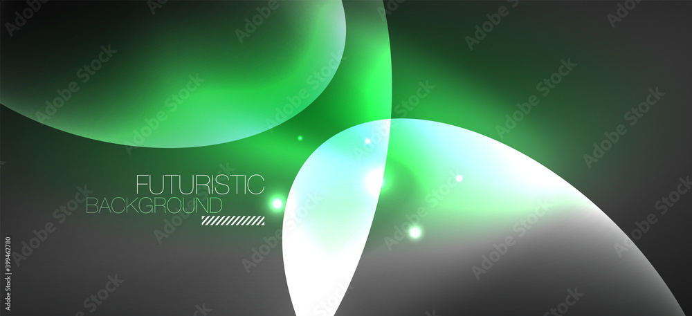 Neon ellipses abstract backgrounds. Shiny bright round shapes glowing in the dark. Vector futuristic illustrations for covers, banners, flyers and posters and other Neon ellipses abstract backgrounds. Shiny bright round shapes glowing in the dark. Vector futuristic illustrations for covers, banners, flyers and posters and other