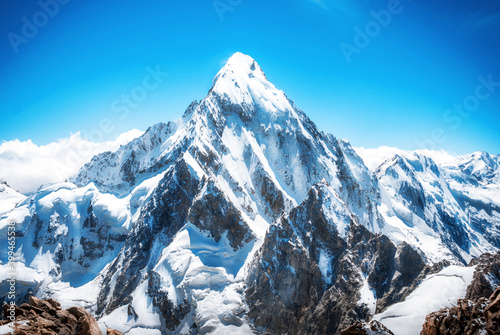 Photography snow covered mountains