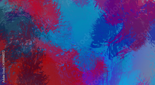 Brushed Painted Abstract Background. Brush stroked painting. Artistic vibrant and colorful wallpaper.