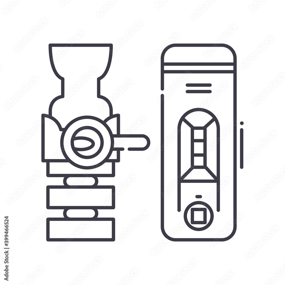 Intestines medicine icon, linear isolated illustration, thin line vector, web design sign, outline concept symbol with editable stroke on white background. Intestines medicine icon, linear isolated illustration, thin line vector, web design sign, outline concept symbol with editable stroke on white background.