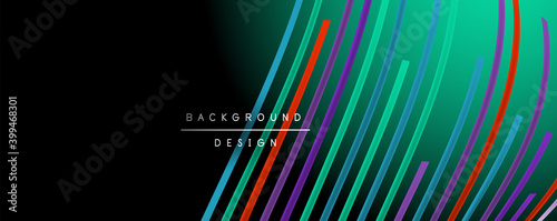 Abstract colorful lines vector background. Internet, big data and technology connections concept, abstract template