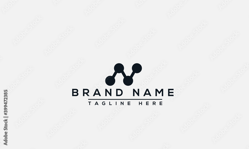 N Logo Design Template Vector Graphic Branding Element. N Logo Design Template Vector Graphic Branding Element.