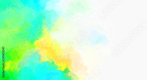 Watercolor painted background. Abstract Illustration wallpaper. Brush stroked painting. 2D Illustration.