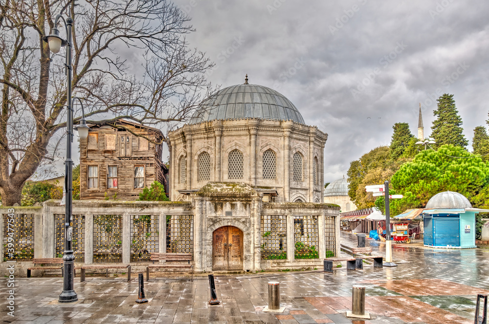 Eyupsultan district, Istanbul, HDR Image