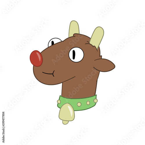 Christmas concept cute deer...