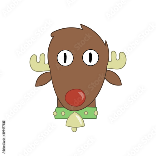 Christmas concept cute deer...