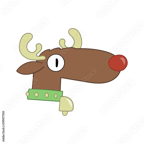 Christmas concept cute deer...