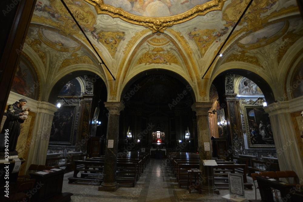 Roma Chiesa San Silvestro presepe