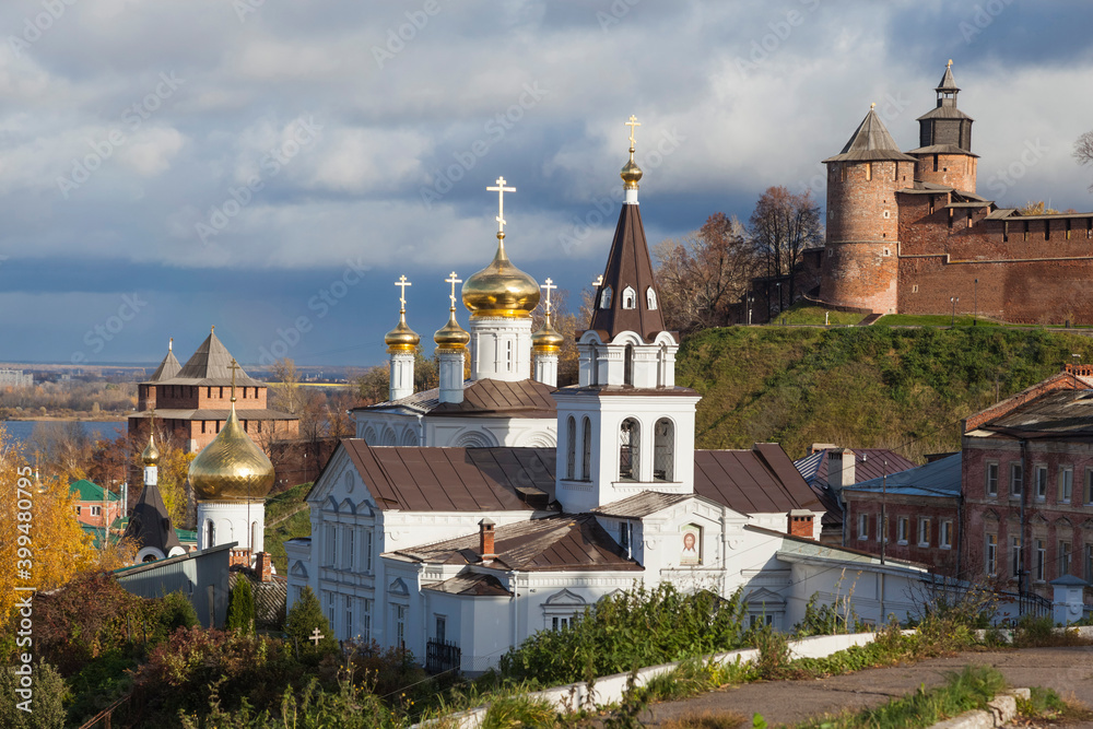 View of the city of Nizhny Novgorod. Russia