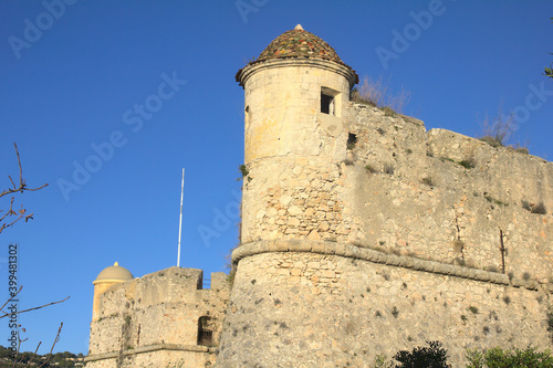 Fortress in the Alban mountain (Fort du Mont Alban) in Nice, South of France