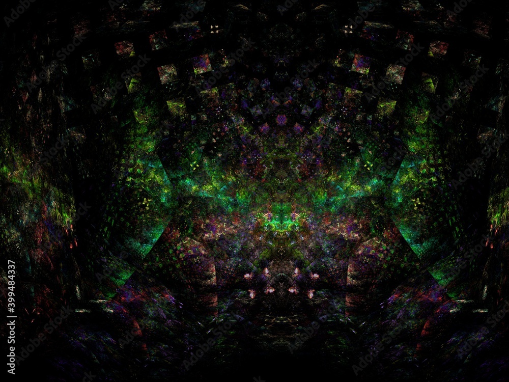 Naklejka premium Imaginatory fractal background Image