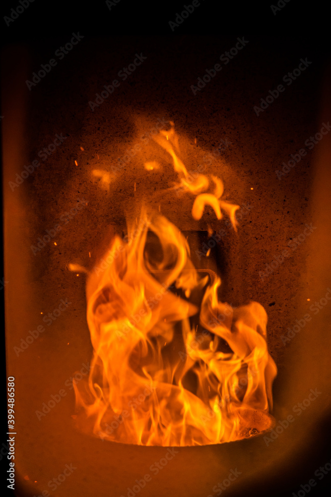 Fototapeta premium 焚き火 make a bonfire