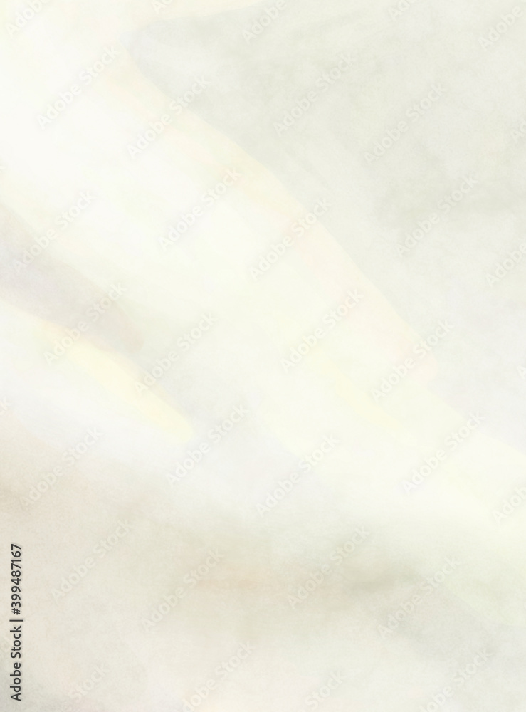 Naklejka premium Modern painting of soothing brush strokes resembling alcohol inks. Watercolor abstract painting with pastel colors for poster, wall art, banner, card, book cover or packaging.