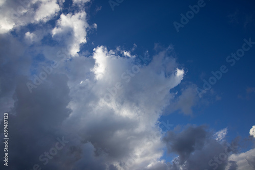 rain clouds in the sky