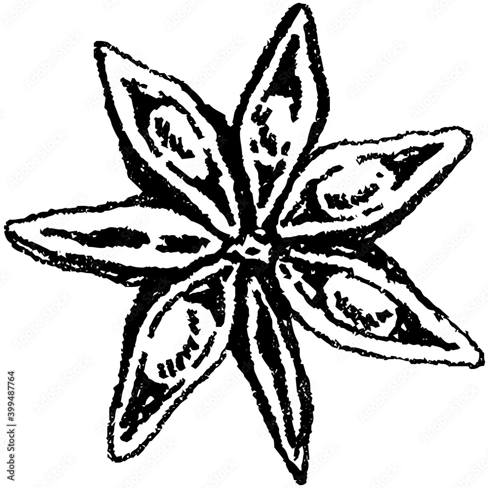 Fototapeta premium Coffee. Icon set. Isolated coffee beans on white background.