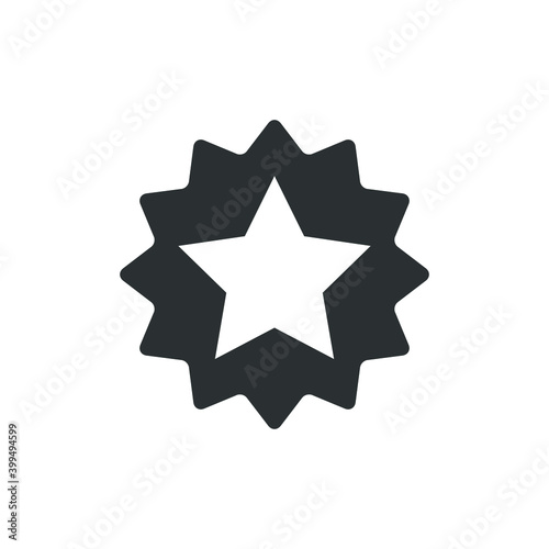 Star sticker icon