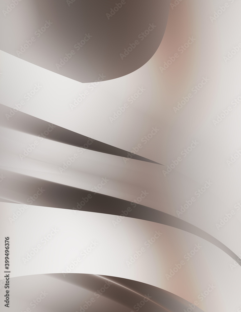 Obraz premium Dynamic trendy simple fluid color gradient abstract cool background with overlapping line effects. Illustration for wallpaper, banner, background, card, book, pamphlet,website. 2D illustration..