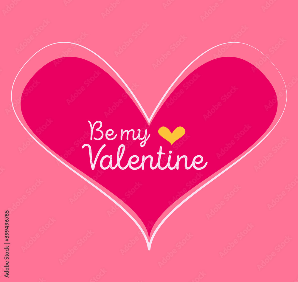 Be my unicorn card design. Valentine's day set. Pink hearts and romantic background. Illustrations for social media post, flyers, greeting cards and web page collecton Be my unicorn card design. Valentine's day set. Pink hearts and romantic background. Illustrations for social media post, flyers, greeting cards and web page collecton