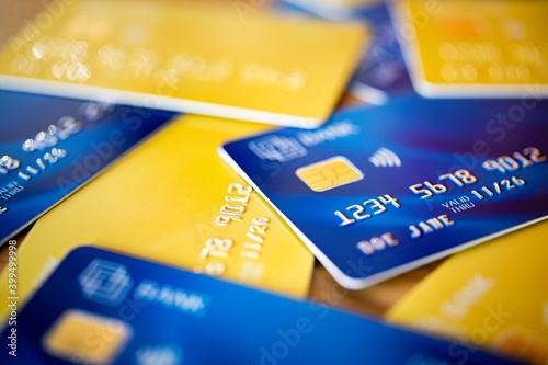 Group of credit cards