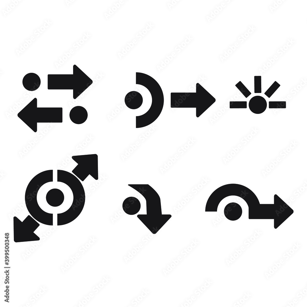 Set vector of touch screen icons. Eps 10 vector illustration. Set vector of touch screen icons. Eps 10 vector illustration.