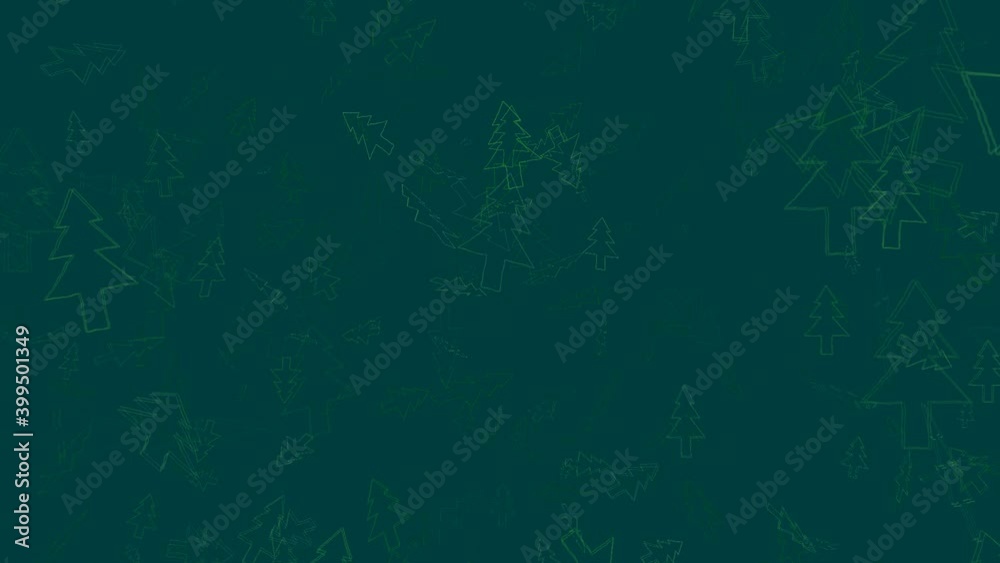 Albero di Natale simbolo festivo con effetto grafico. 