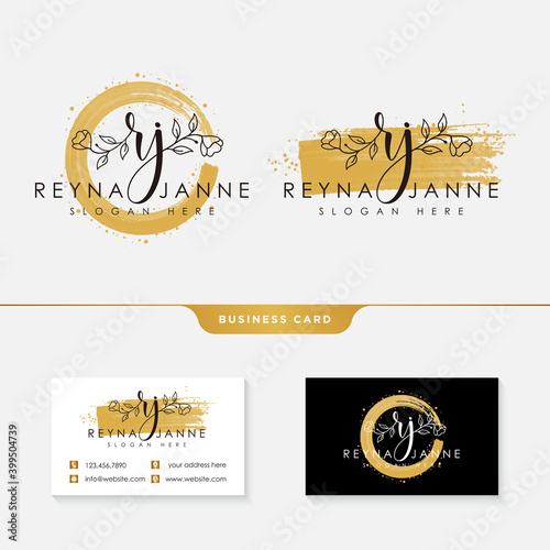 Feminine logo collections template