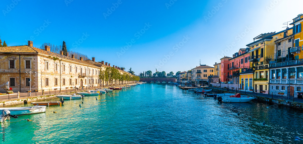 Climate port in Peschiera del Garda on Lake Garda