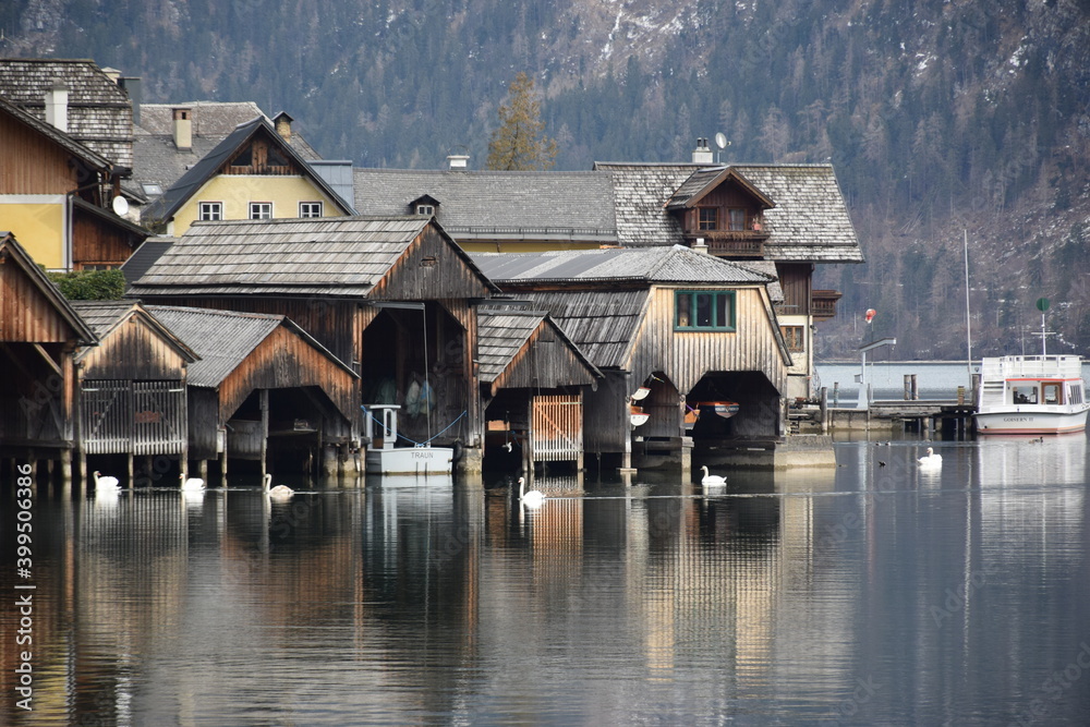 Fototapeta premium Hallstatt houses