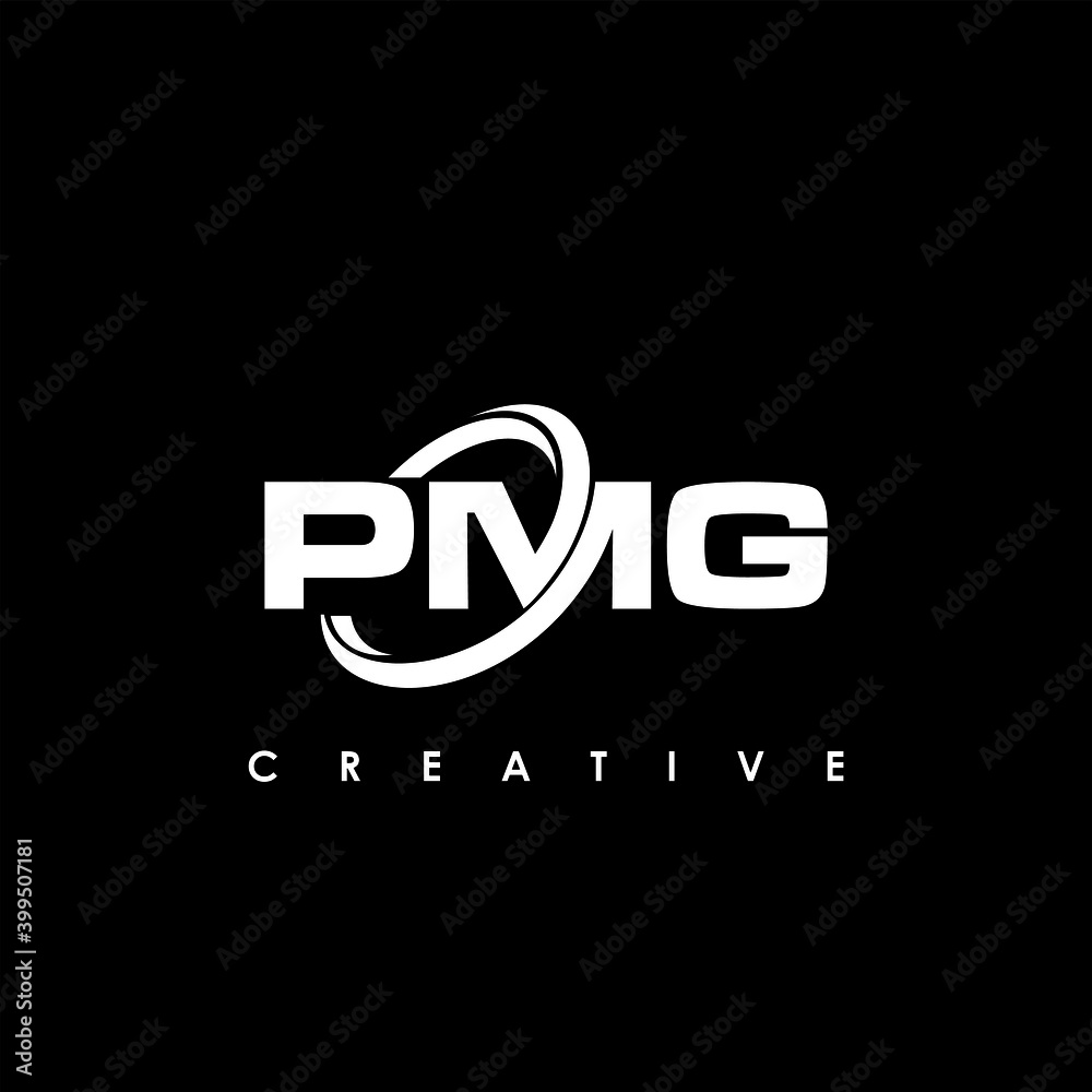 PMG Letter Initial Logo Design Template Vector Illustration