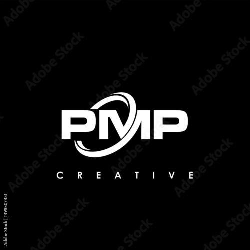 PMP Letter Initial Logo Design Template Vector Illustration photo